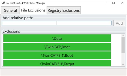 Windows write filter 1:
