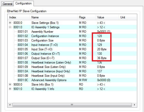 Sample: Master configuration 1: