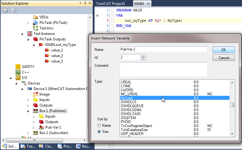 Use of user-defined data types 6: