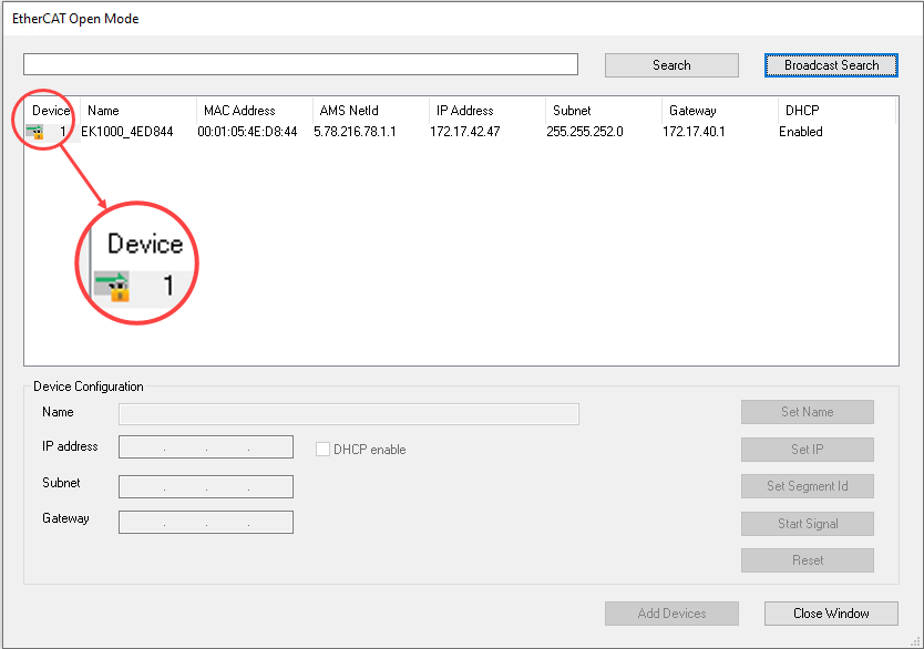 Online configuration 2: