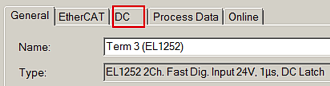 Optional distributed clocks support 1: