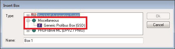Adding the EK3100 Bus Coupler in TwinCAT 2: