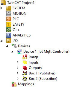 Configure EK9160 under TC3 as IoT MQTT Device 9: