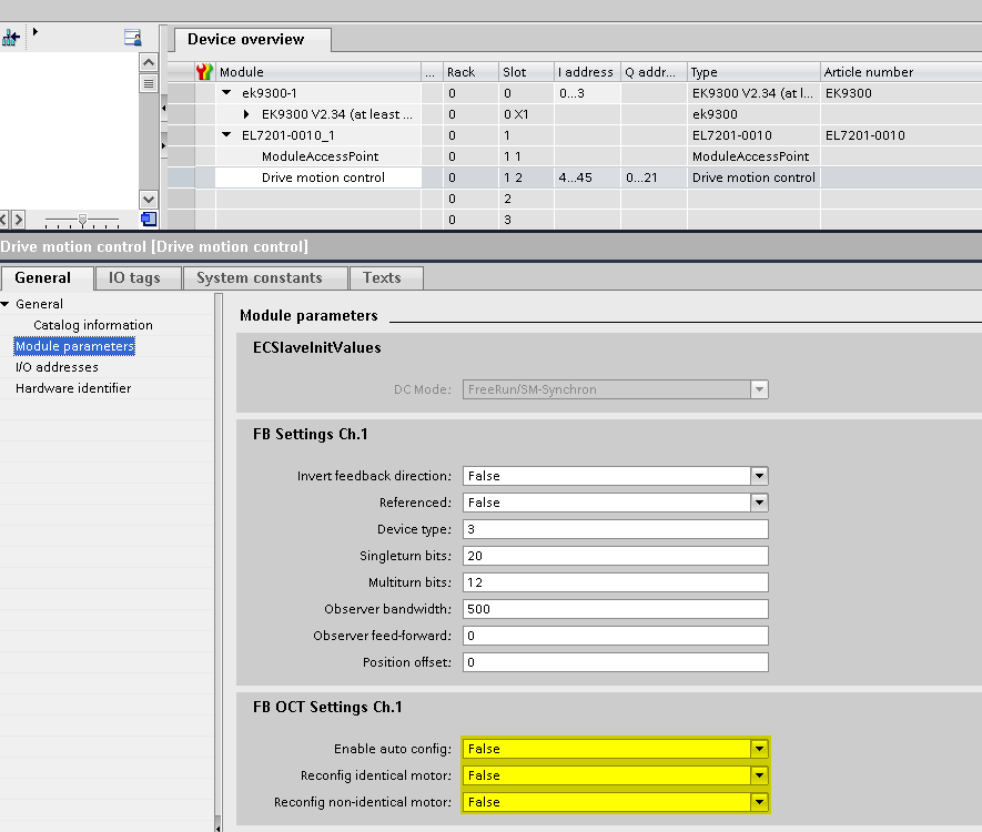 Commissioning EL72x1-xxxx 10: