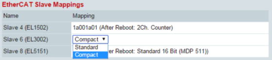 EtherCAT configuration 3: