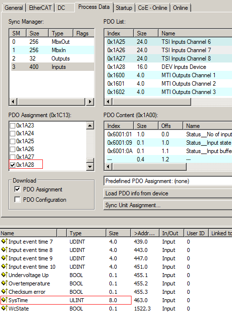 Distributed Clocks settings 5: