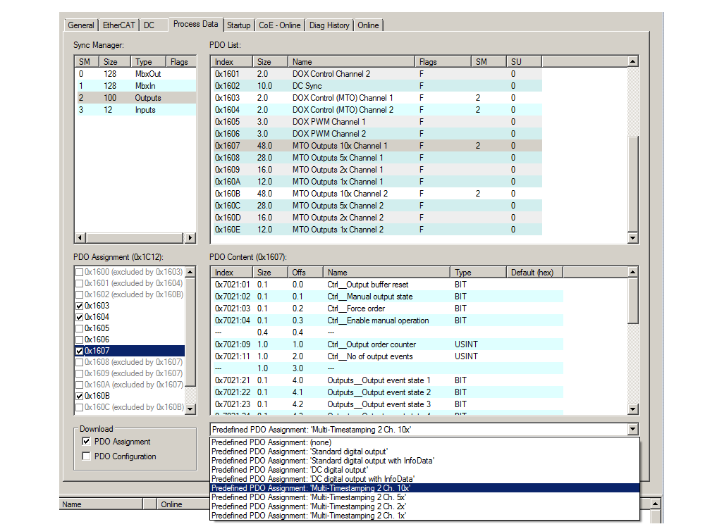 Example 2: Multi-time stamping 1: