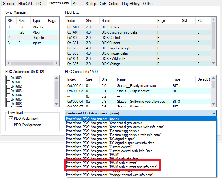 Current control PWM 6: