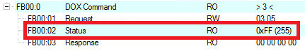 Storage of the output voltage temporarily or in the EEPROM 2: