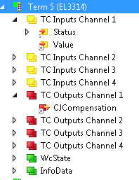 Operation with an external cold junction 4: