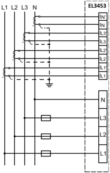 Power measurement including differential current measurement 1: