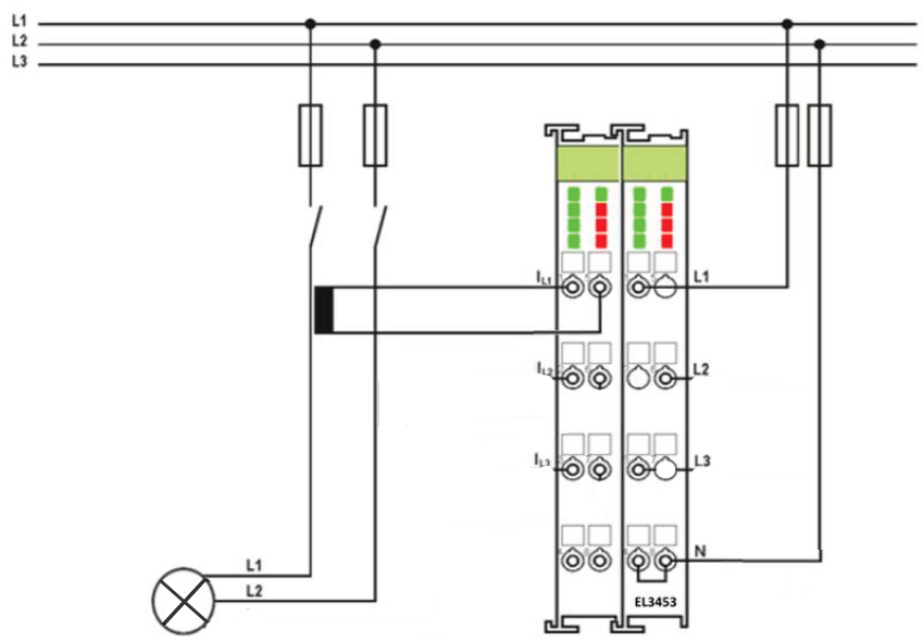 Power measurement on loads with phase-to-phase voltages 2: