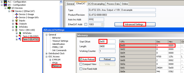 Firmware information for EL37xx/EL47xx 1: