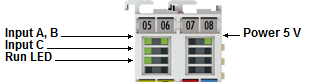 EL5101-0011 - LEDs and Connection 2: