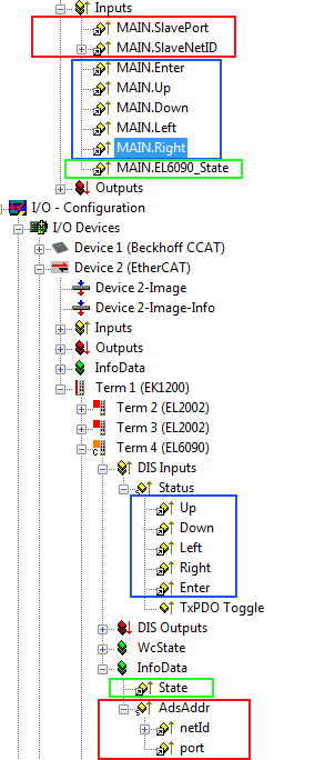 EL6090 - Example for using the display 1: