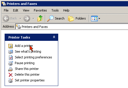 Application sample - network printer 9: