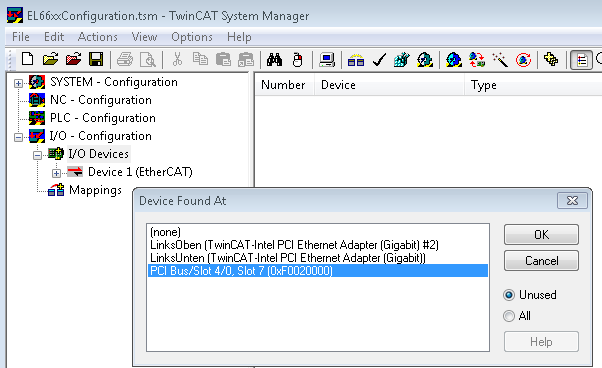 Configuration in the CX20x0 and CX50x0 system 2: