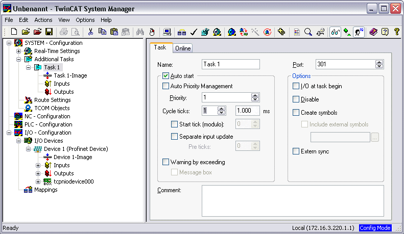 PROFINET device (EL6631-0010) integration under TwinCAT 2.11 16: