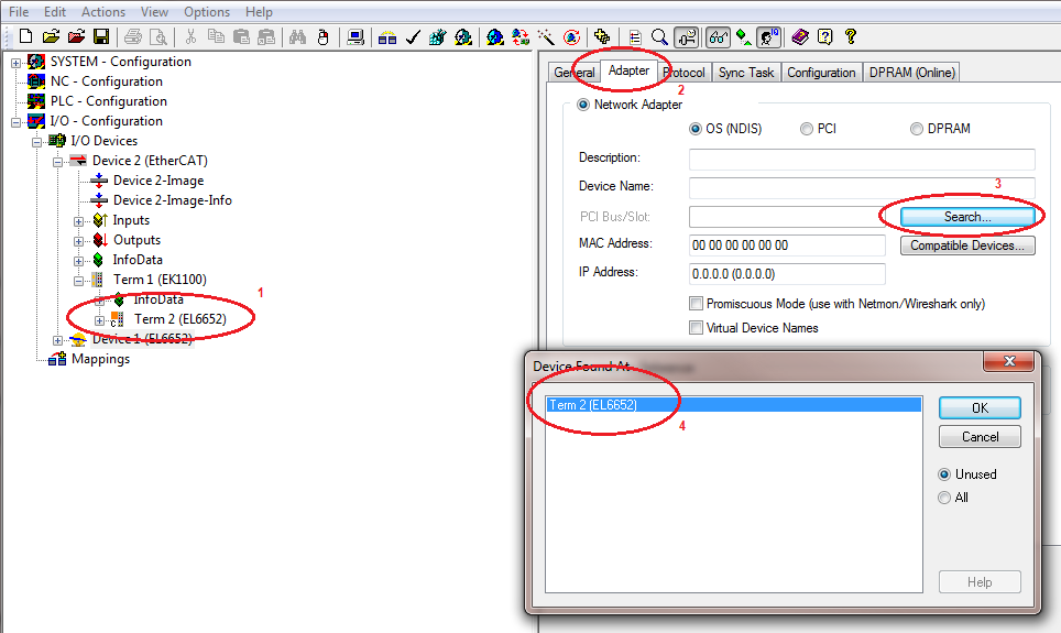 EL 6652-0000 configuration      4: