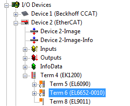 EL 6652-0010 configuration      1: