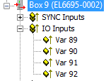 Creating general process data / simple data exchange (symmetric PDO mapping) 3: