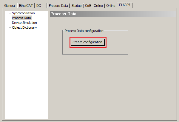 Automatic configuration via the configuration interface/extension 4: