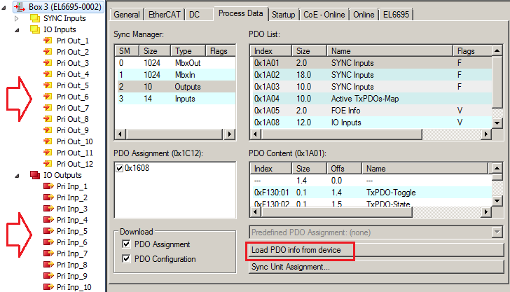 Automatic configuration via the configuration interface/extension 8: