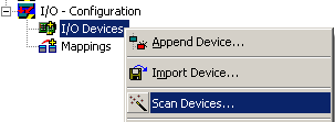 Preparing a terminal configuration with EL6720 2: