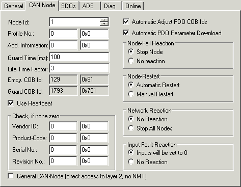 CANopen devices 1: