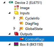 Modular Device Profil Mapping of EL6751 (MDP) 7: