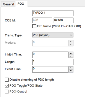 Modular Device Profil Mapping of EL6751 (MDP) 4: