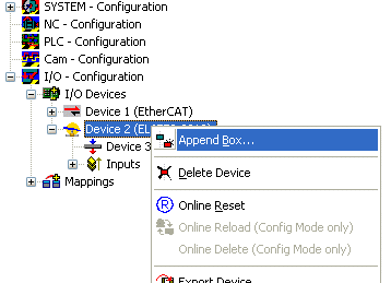 TwinCAT System Manager 7:
