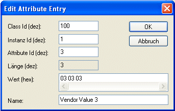 Parameterization of a DeviceNet® device 3: