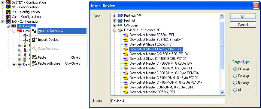 TwinCAT System Manager 6: