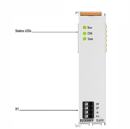 EL6761 - LEDs and connection 1: