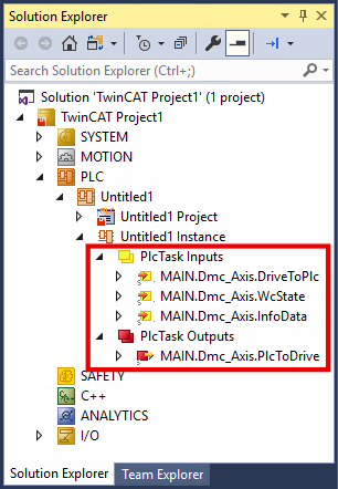 Commissioning in TwinCAT 3 5: