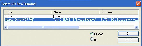 Integration into the NC configuration 6: