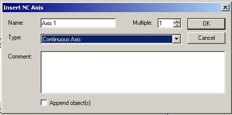 Integration into the NC configuration 5: