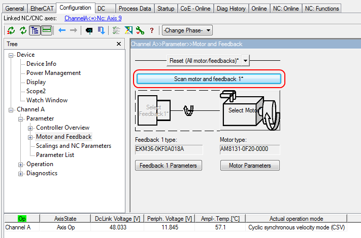 Settings with the Drive Manager 3: