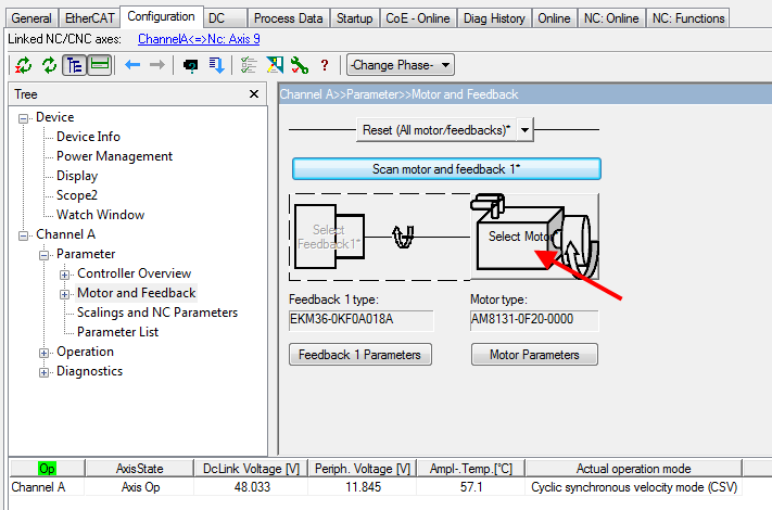 Settings with the Drive Manager 4: