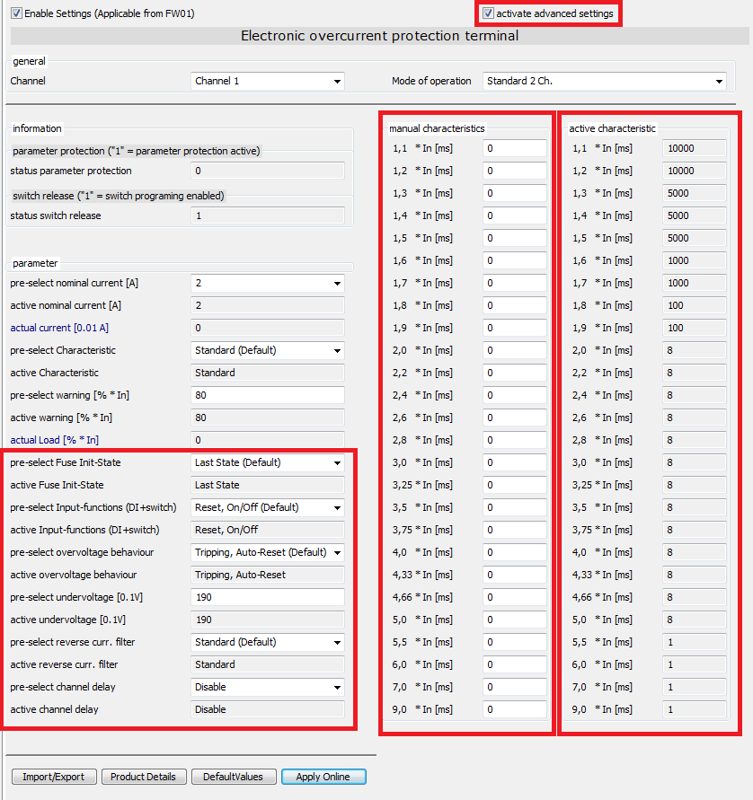 Commissioning and parameterization of the EL922x with EtherCAT 9: