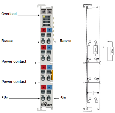 EL9570 - Introduction and technical data Buffer capacitor terminal 1: