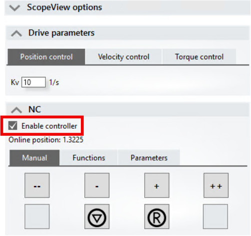 Axis enable 2: