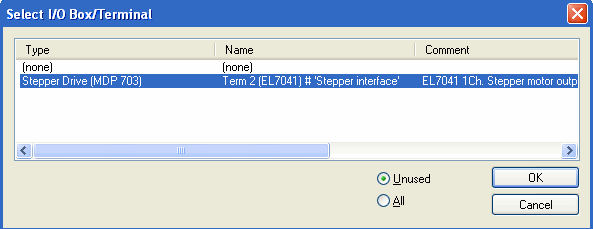 Integration into the NC configuration 6:
