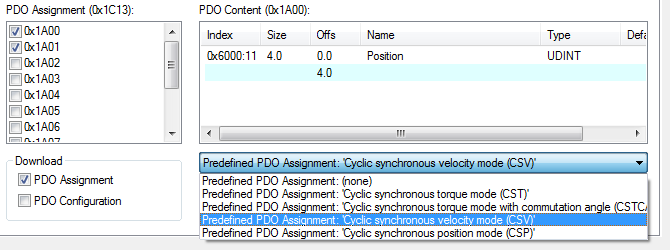 DS402 process data 3: