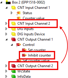 Counter settings 2: