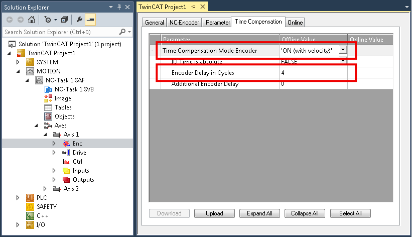Dead time compensation 1:
