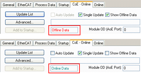 CoE interface – parameter management in the EtherCAT system 3: