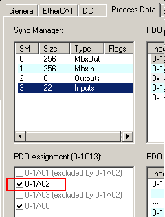 Sample: EL6692 bridge terminal 7: