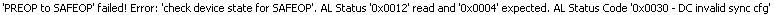 EtherCAT Distributed Clocks - default settings 16: